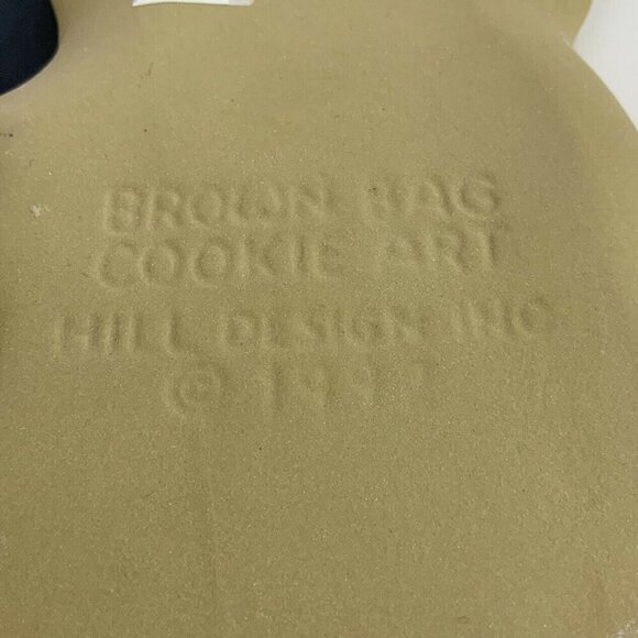 Brown Bag Cookie Art Pig With Watermelon Mold 1992 New Original Tag - Picture 3 of 5